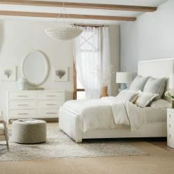 HOOKER CREST OVAL MARBLE TOP NIGHTSTAND Furniture