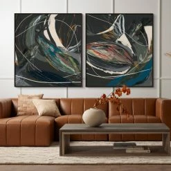 Outlet 🔥 L ART "CROSS BREEZE II" CANVAS ART Wall Art ⭐ 5 L ART