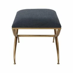 Best deal π UTTERMOST GOLD CROSSING SMALL BENCH: NAVY π₯° 8 UTTERMOST GOLD CROSSING SMALL BENCH: NAVY