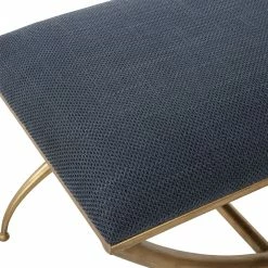 Best deal π UTTERMOST GOLD CROSSING SMALL BENCH: NAVY π₯° 9 UTTERMOST GOLD CROSSING SMALL BENCH: NAVY