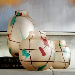 CYAN CUZCO GLASS VASES