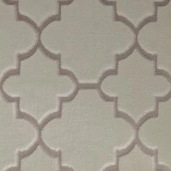 TOV Living Room CYDNEY VELVET OTTOMAN: CREAM