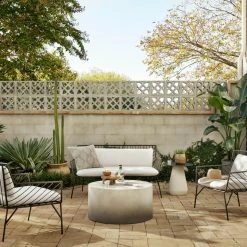 FOUR HANDS DALI OUTDOOR CHAIR: WHITE