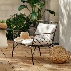 FOUR HANDS DALI OUTDOOR CHAIR: WHITE
