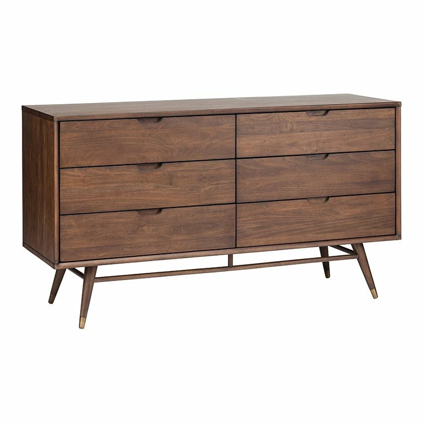 Best reviews of ๐ NUEVO Furniture DANIEL 6-DRAWER ๐ DRESSER: WALNUT ๐ 2 NUEVO Furniture DANIEL 6-DRAWER DRESSER: WALNUT