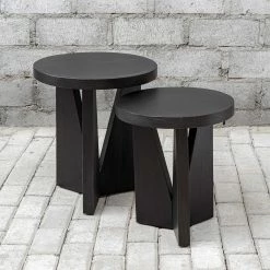 UTTERMOST DARK JAVA NESTING TABLES