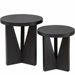 UTTERMOST DARK JAVA NESTING TABLES