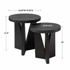 UTTERMOST DARK JAVA NESTING TABLES