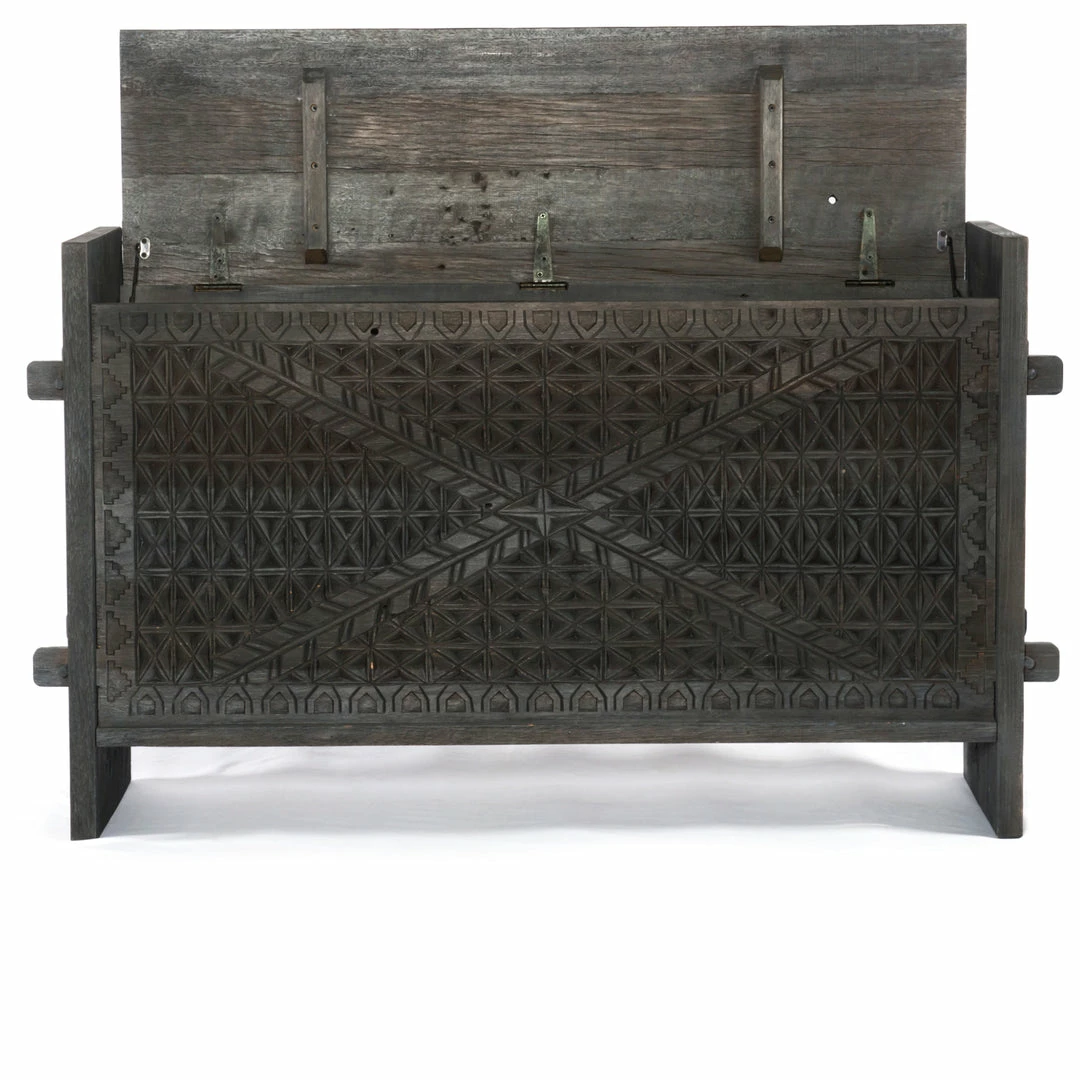 Cheap 🤩 FOUR HANDS Furniture DARK TOTEM TRUNK CONSOLE 💯 2 FOUR HANDS Furniture DARK TOTEM TRUNK CONSOLE