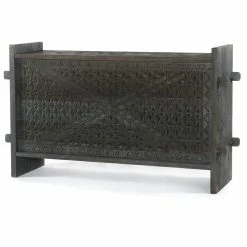 Cheap 🤩 FOUR HANDS Furniture DARK TOTEM TRUNK CONSOLE 💯 11 FOUR HANDS Furniture DARK TOTEM TRUNK CONSOLE