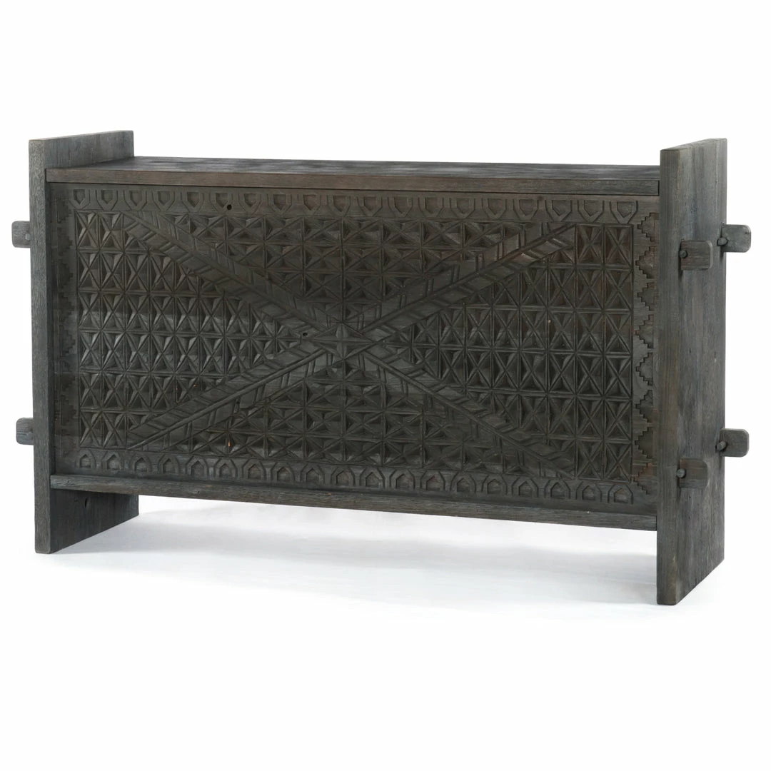 Cheap 🤩 FOUR HANDS Furniture DARK TOTEM TRUNK CONSOLE 💯 3 FOUR HANDS Furniture DARK TOTEM TRUNK CONSOLE