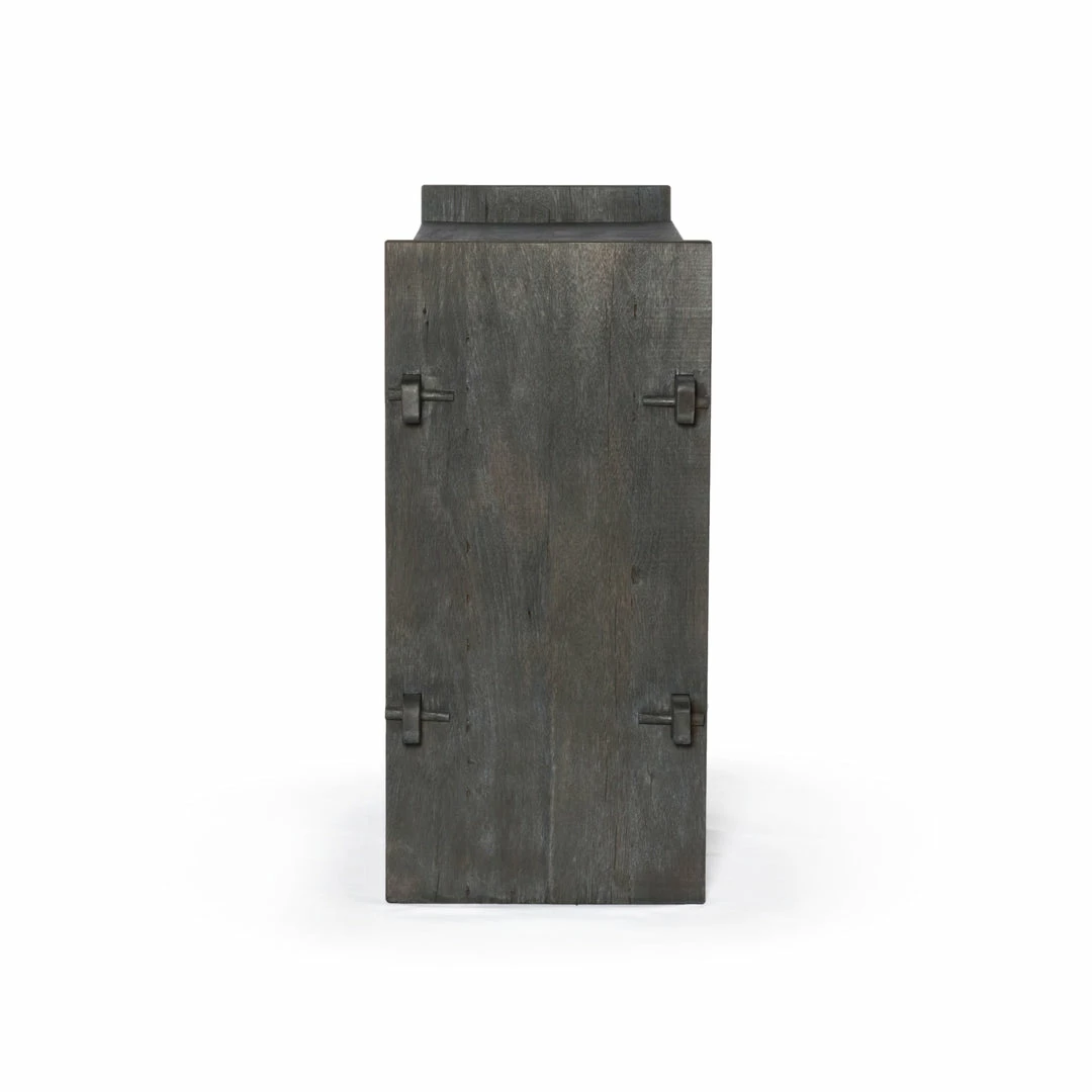 Cheap 🤩 FOUR HANDS Furniture DARK TOTEM TRUNK CONSOLE 💯 4 FOUR HANDS Furniture DARK TOTEM TRUNK CONSOLE