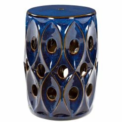 SURYA DAYNA CERAMIC GARDEN STOOL Furniture