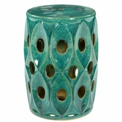 SURYA DAYNA CERAMIC GARDEN STOOL Furniture