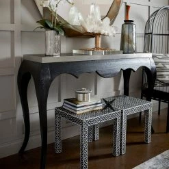 CYAN DECA SILVER STEEL ROUND MIRROR Mirrors