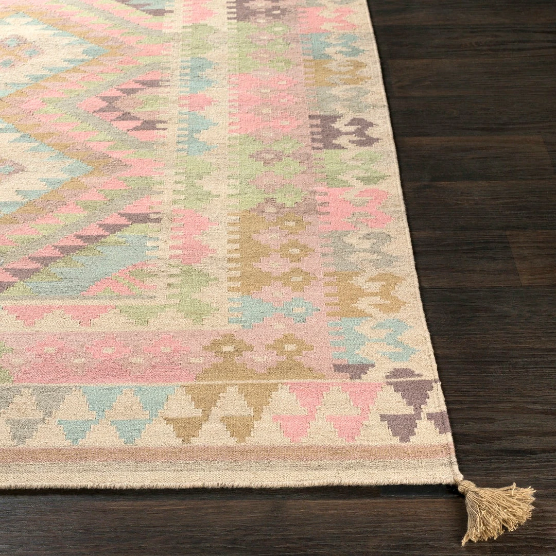 Flash Sale ✨ SURYA DEJA KILIM RUG: DUSTY ROSE 😉 4 SURYA DEJA KILIM RUG: DUSTY ROSE