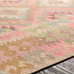 Flash Sale ✨ SURYA DEJA KILIM RUG: DUSTY ROSE 😉 9 SURYA DEJA KILIM RUG: DUSTY ROSE