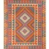 SURYA DEJA KILIM RUG: ORANGE SUNRISE