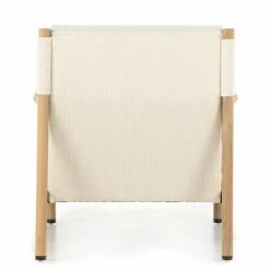 FOUR HANDS Furniture DEMPSEY CANE PANELED ARM CHAIR: IVORY