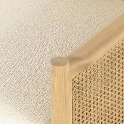 FOUR HANDS Furniture DEMPSEY CANE PANELED ARM CHAIR: IVORY