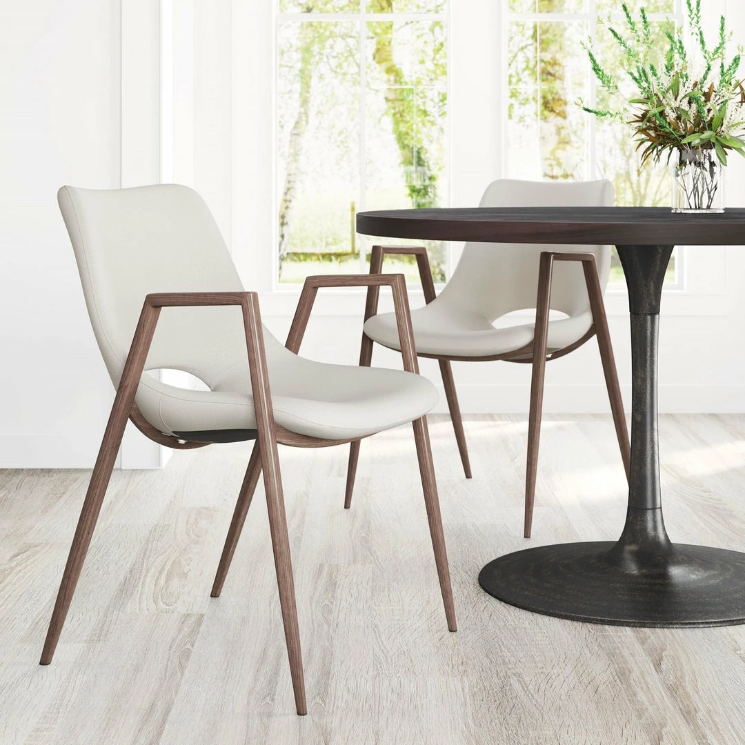 Discount π ZUO DESI DINING CHAIR: PUTTY | SET OF 2 π 1 ZUO DESI DINING CHAIR: PUTTY | SET OF 2