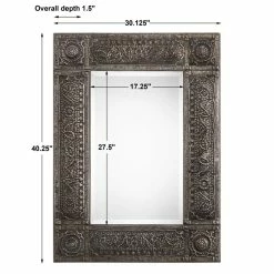 Promo 🥰 SALT Mirrors DHALA EMBOSSED ANTIQUE METAL MIRROR 😍 7 SALT Mirrors DHALA EMBOSSED ANTIQUE METAL MIRROR