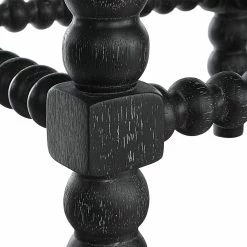 UTTERMOST Furniture DHARMA CERUSED BLACK COUNTER STOOL