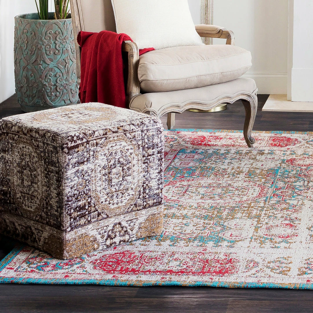 Outlet ๐ SURYA Living Room DHARMA CUBE OTTOMAN: MOCHA ๐ฅฐ 3 SURYA Living Room DHARMA CUBE OTTOMAN: MOCHA