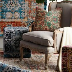 Outlet π SURYA Living Room DHARMA CUBE OTTOMAN: NAVY π€© 5 SURYA Living Room DHARMA CUBE OTTOMAN: NAVY