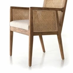 FOUR HANDS DIEGO CANE DINING ARM CHAIR