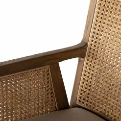 FOUR HANDS DIEGO CANE DINING ARM CHAIR