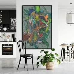 L ART "DISMANTLED II" CANVAS ART