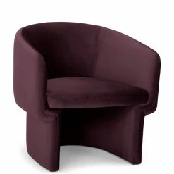 URBIA DITA VELVET BARREL CHAIR