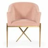 VIG DIVINE BLUSH VELVET ACCENT CHAIR Furniture