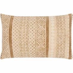 SURYA DOLA SCRIBE WOVEN COTTON PILLOW Pillows + Decor