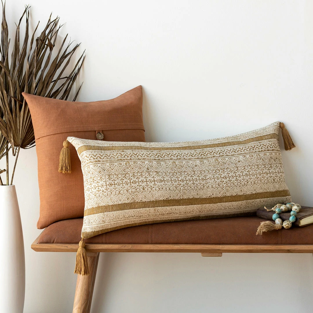 Wholesale ๐ SURYA Pillows + Decor DOLA WOVEN COTTON LUMBAR PILLOW โญ 9 SURYA Pillows + Decor DOLA WOVEN COTTON LUMBAR PILLOW