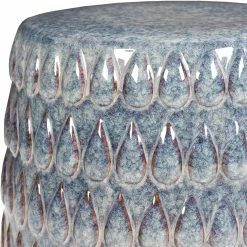 SURYA Furniture DORI CERAMIC GARDEN STOOL