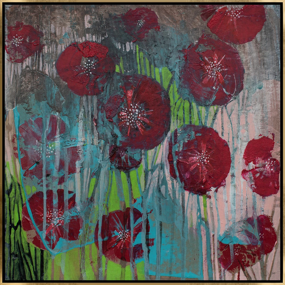 Budget 🤩 L ART "DOROTHY'S POPPIES" CANVAS ART ⭐ 1 L ART "DOROTHY'S POPPIES" CANVAS ART