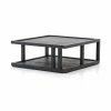 FOUR HANDS CHARLEY DRIFTED BLACK SQUARE COFFEE TABLE Furniture