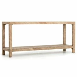 FOUR HANDS DRIFTER OAK WOOD SOFA TABLE Furniture