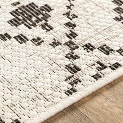 Buy โ๏ธ SURYA YUMA OUTDOOR RUG: BLACK + WHITE ๐ 9 SURYA YUMA OUTDOOR RUG: BLACK + WHITE