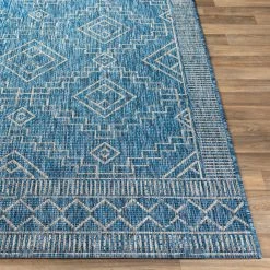 Outlet ๐ฏ SURYA YONI OUTDOOR RUG: BLUE + WHITE ๐งจ 16 SURYA YONI OUTDOOR RUG: BLUE + WHITE