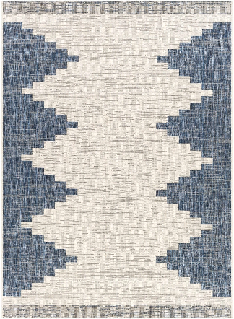 Promo ๐ฅฐ SURYA YASSA OUTDOOR RUG: BLUE + WHITE โ๏ธ 1 SURYA YASSA OUTDOOR RUG: BLUE + WHITE