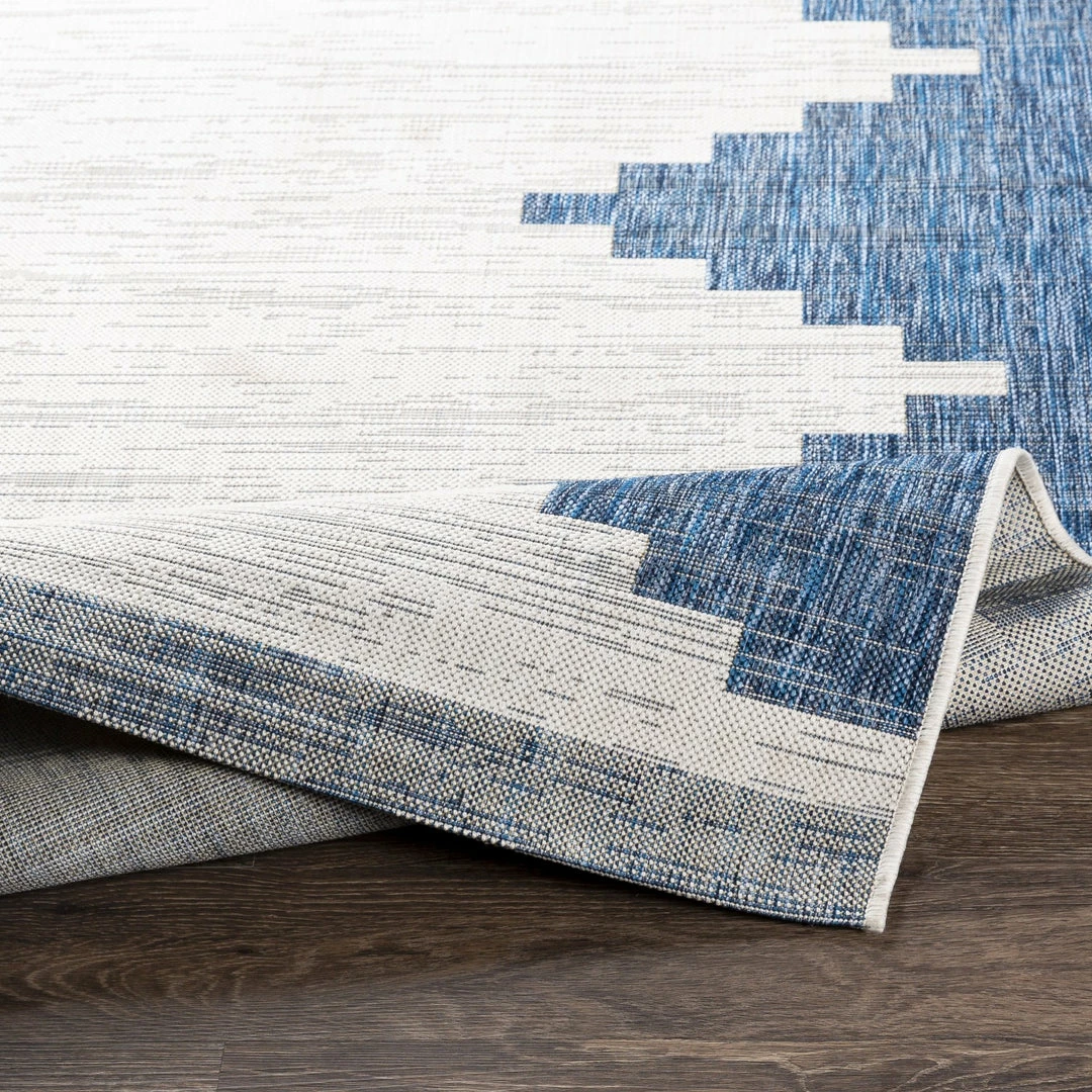 Promo ๐ฅฐ SURYA YASSA OUTDOOR RUG: BLUE + WHITE โ๏ธ 3 SURYA YASSA OUTDOOR RUG: BLUE + WHITE