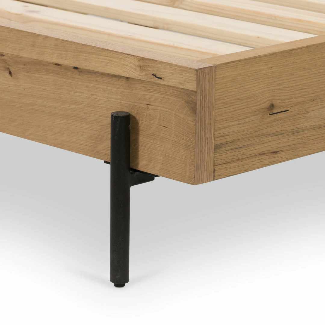 New π FOUR HANDS Furniture EATON LIGHT OAK PLATFORM BED π€© 10 FOUR HANDS Furniture EATON LIGHT OAK PLATFORM BED