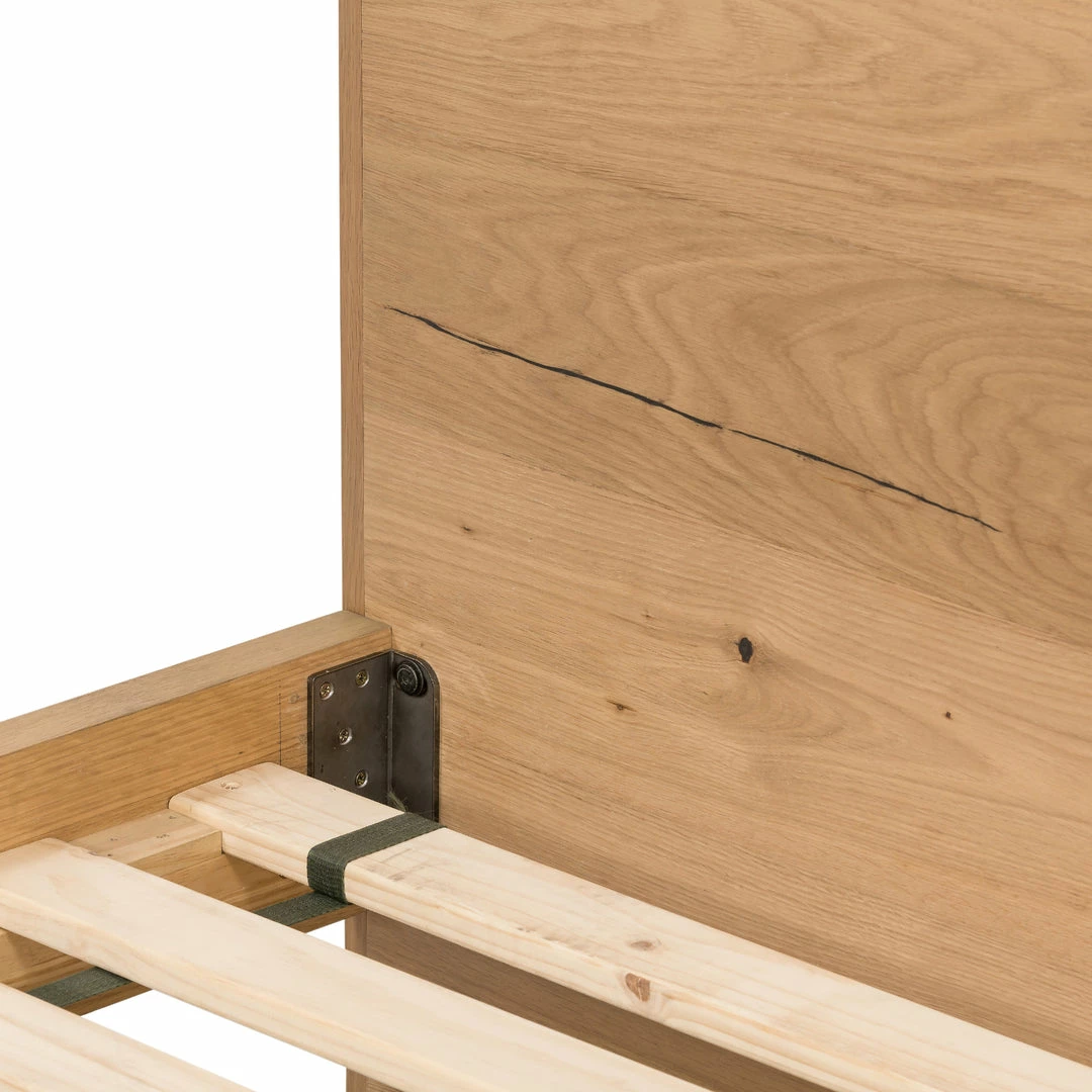 New π FOUR HANDS Furniture EATON LIGHT OAK PLATFORM BED π€© 6 FOUR HANDS Furniture EATON LIGHT OAK PLATFORM BED