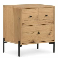 Best deal ๐งจ FOUR HANDS EATON LIGHT OAK & RESIN NIGHTSTAND Furniture ๐ฅ 15 FOUR HANDS EATON LIGHT OAK & RESIN NIGHTSTAND Furniture
