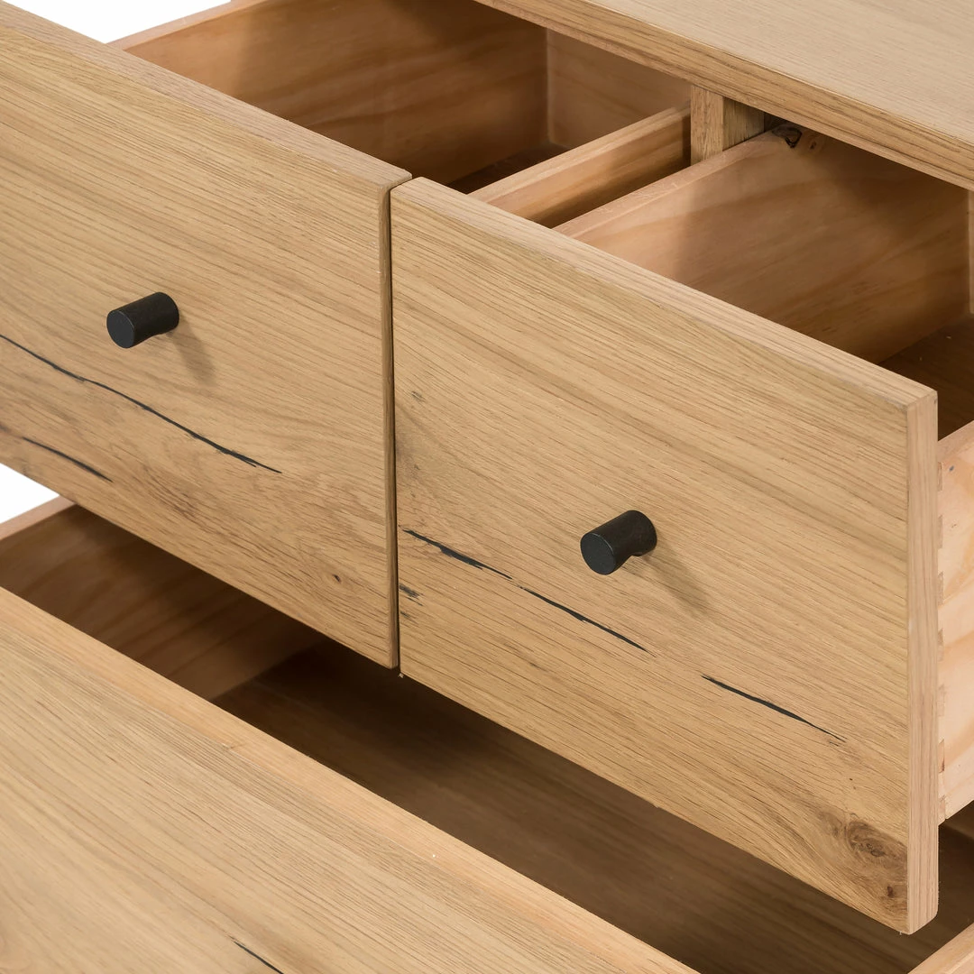 Best deal ๐งจ FOUR HANDS EATON LIGHT OAK & RESIN NIGHTSTAND Furniture ๐ฅ 8 FOUR HANDS EATON LIGHT OAK & RESIN NIGHTSTAND Furniture