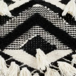 SURYA EBANO FRINGE WOOL PILLOW Pillows + Decor