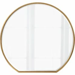 UTTERMOST ECLIPSE METALLIC GOLD ROUND MIRROR Mirrors
